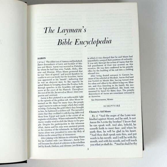 The Layman’s Bible Encyclopedia 1964 Hardcover Christian Reference Guide & Scrip - Picture 4 of 8